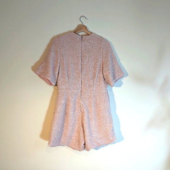 Smash + Tess  X Hilary Duff - Shorty Tinsel Romper - Medium - Pink Fizz - Picture 5 of 6